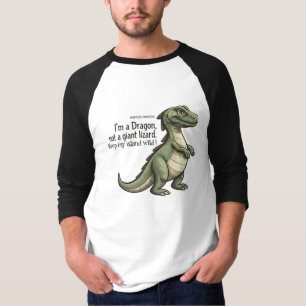 Camiseta Divertida do Dragão de Komodo Não é um La
