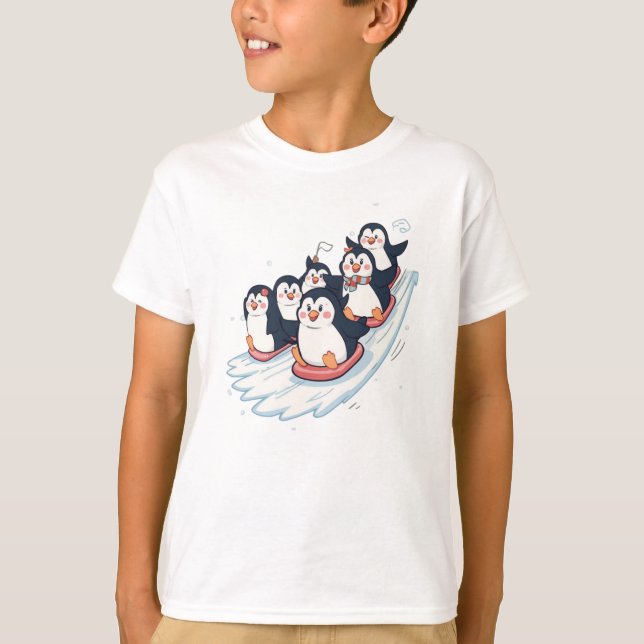 Camiseta Divertida do Esquadrão do Deslize do Ping (Frente)