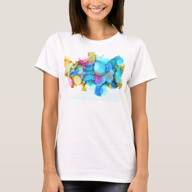 camiseta divertida e brilhante (Frente)