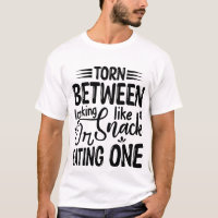Camiseta Divertida Entre Parecer um Lanche