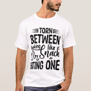 Camiseta Divertida Entre Parecer um Lanche