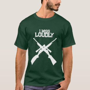 Camiseta Divertida Eu Sinto Falta de Caçar Barulhe
