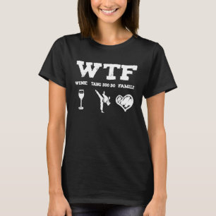 Camiseta Divertida Família Tang Soo Do Vinho Mascu