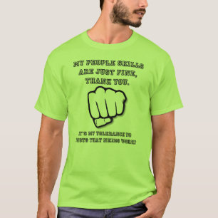 Camiseta Divertida Habilidades Sociais