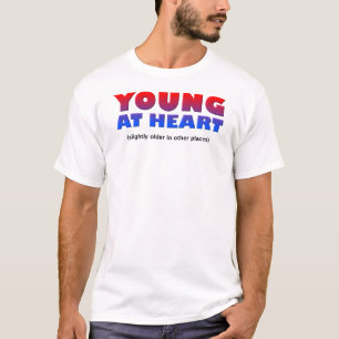 Camiseta Divertida Jovem de Coração