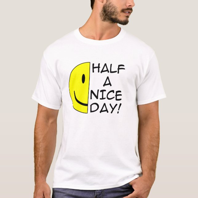 Camiseta Divertida Meio Dia Legal Humor (Frente)