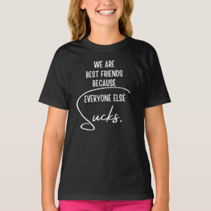 Camiseta Divertida Melhores Amigos