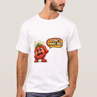 Camiseta Divertida Não Entre Em Pânico Irmão Moran