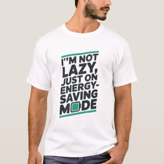 Camiseta Divertida “Não Estou com Preguiça”