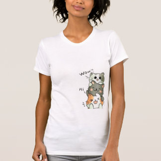 Camiseta Divertida para Amantes de Gatos
