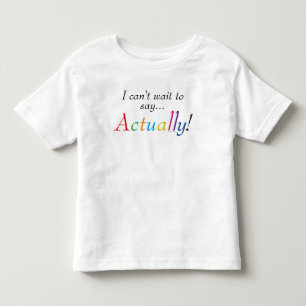 Camiseta Divertida para Bebê Dizendo na Verdade