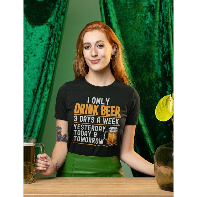 Camiseta Divertida para Beber, Amantes de la cerveza (Criador carregado)