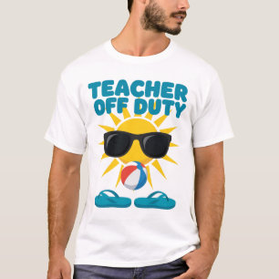 Camiseta Divertida Professor Fora de Serviço Relax