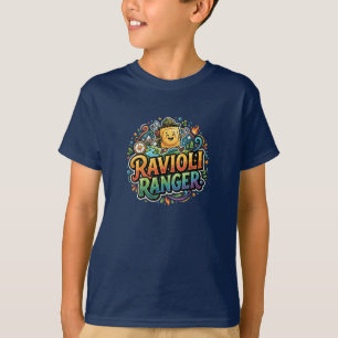 Camiseta Divertida Ravioli Ranger Comida