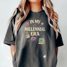 Camiseta Divertida Retro da Geração Milenar 90s 