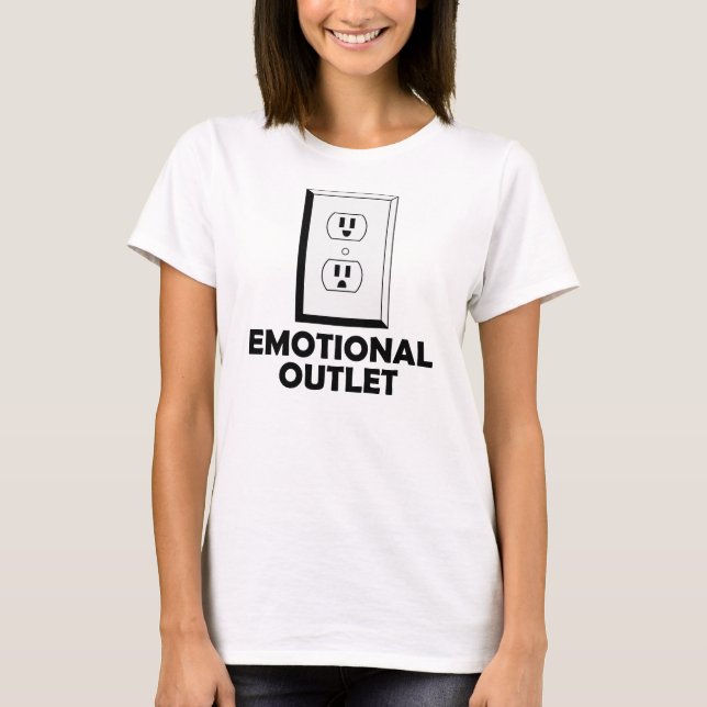 Camiseta Divertida Saída Emocional (Frente)