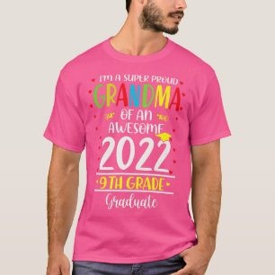 Camiseta Divertida Vovó Orgulhosa De Uma Gra Incrível Do 9º