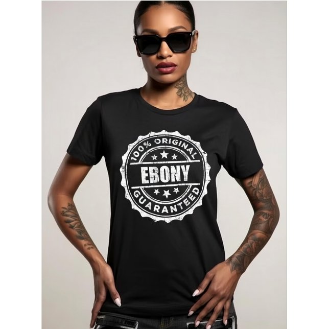 Camiseta Divertido 100% Ébano Original Selo Garantido (Criador carregado)