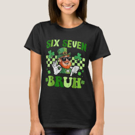 Camiseta Divertido 67 Dia de São Patrício Dabbing Leprechau
