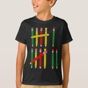 Camiseta Divertido 67 Marcas de Contagem Matemática Para Pr