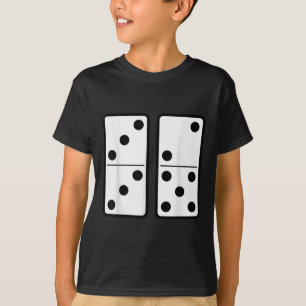 Camiseta Divertido 67 Meme Jogo de Viciado em Dominó Six Se