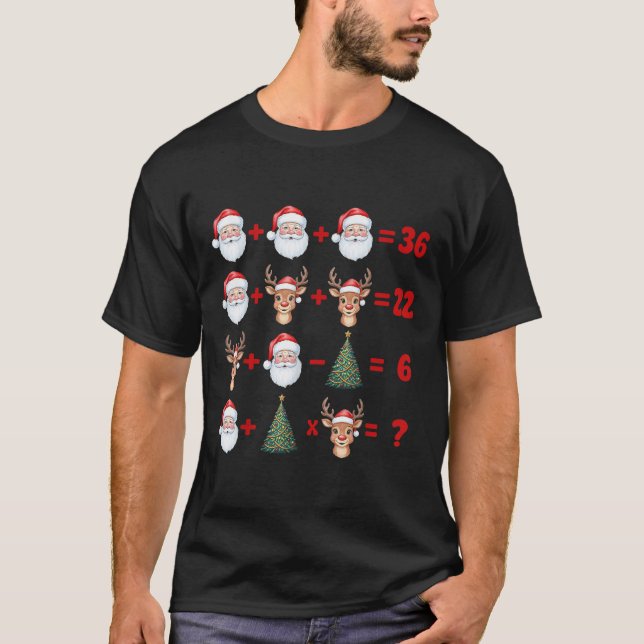 Camiseta Divertido 67 Meme Natal Professor de Matemática Pa (Frente)