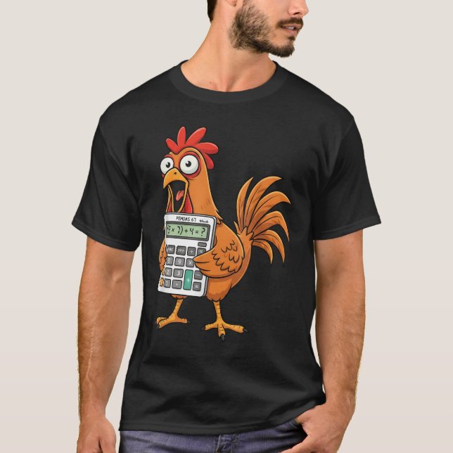 Camiseta Divertido 67 Meme Pemdas Professor de Matemática S (Frente)