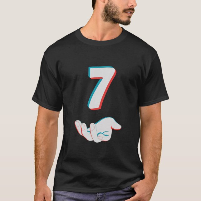 Camiseta Divertido 67 Seis Sete Meme Casal Combinando  (Frente)