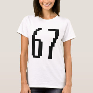 Camiseta Divertido 67 Seis Sete Meme Casal Combinando Arca