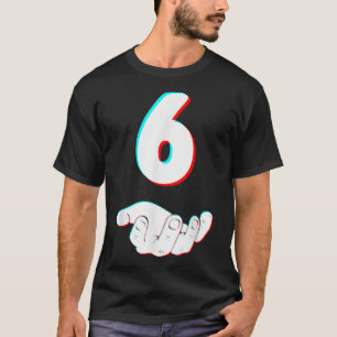 Camiseta Divertido 67 Seis Sete Meme Casal Correspondente H
