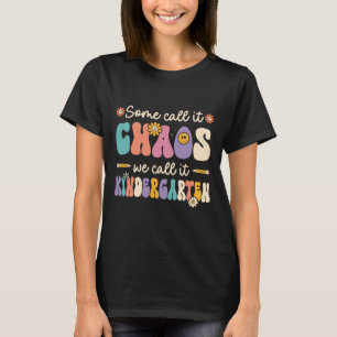 Camiseta Divertido Alguns Chamam de Caos Nós Chamamos de Ja