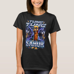 Camiseta Divertido Brainrot Italiano Tung Tung Tung Sahur
