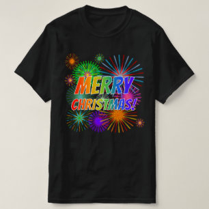 Camiseta Divertido, Colorido, Espetro Arco-Íris "MERGELO NA