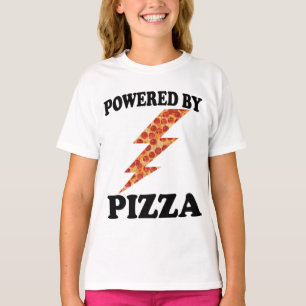 Camiseta Divertido com o Poder da Pizza Legal Pizza