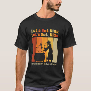 Camiseta Divertido Comamos Crianças Pontuação Salva Vidas G