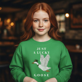 Camiseta Divertido Dia de São Patrício Irlandês, Só um Gans