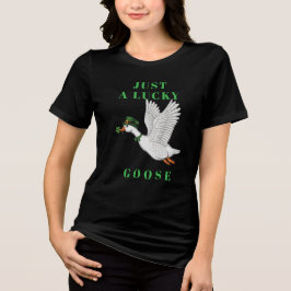 Camiseta Divertido Dia de São Patrício Irlandês, Só um Gans