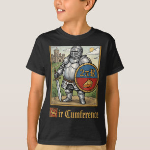 Camiseta Divertido Divertido Sir Cumference Cavaleiro Medie