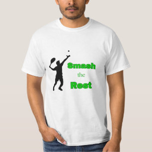 Camiseta DIVERTIDO! Esmague o resto - Tênis T Shirt