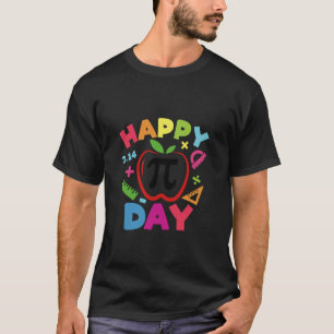 Camiseta Divertido Feliz Dia do Pi Professor de Matemática