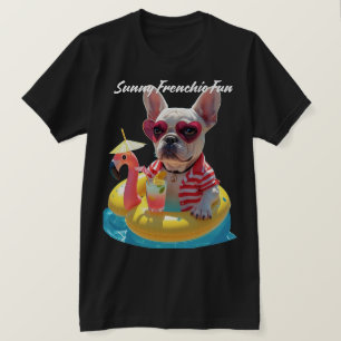 Camiseta Divertido Francês Ensolarado