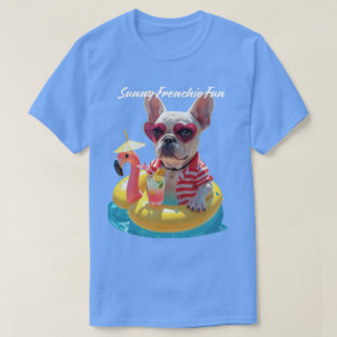 Camiseta Divertido Francês Ensolarado