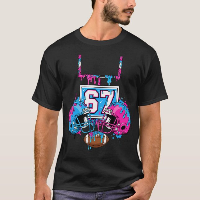 Camiseta Divertido Futebol 67 Sorvete Drip 67º (Frente)
