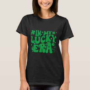 Camiseta Divertido Groovy Dia de São Patrício Trevo Em Meu