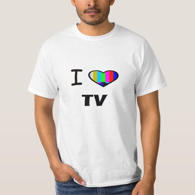 Camiseta DIVERTIDO! I Heart TV (Frente)