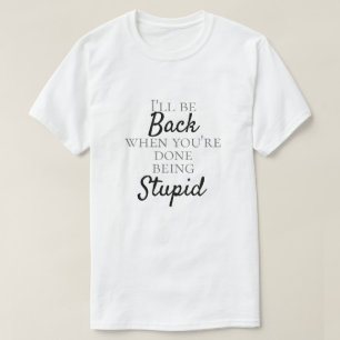 CAMISETA DIVERTIDO "IDIOTA"