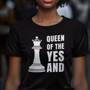 Camiseta DIVERTIDO Improv Chess RAEN OF YES E