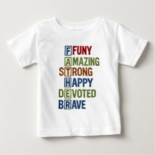 Camiseta Divertido Incrível Forte Feliz Devotado Corajoso P
