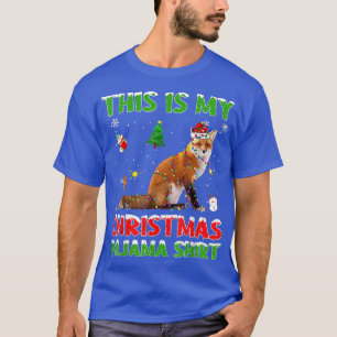 Camiseta Divertido Isto É Meu Pijama De Natal Para Luz De N
