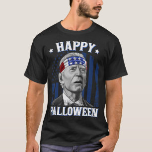 Camiseta Divertido Joe Biden Feliz Halloween Confundido Par